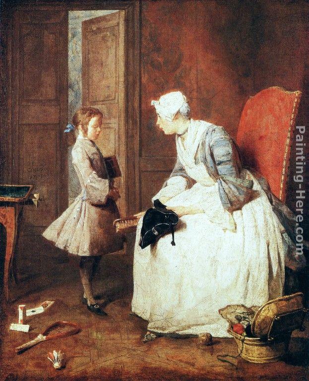 Jean Baptiste Simeon Chardin The Governess